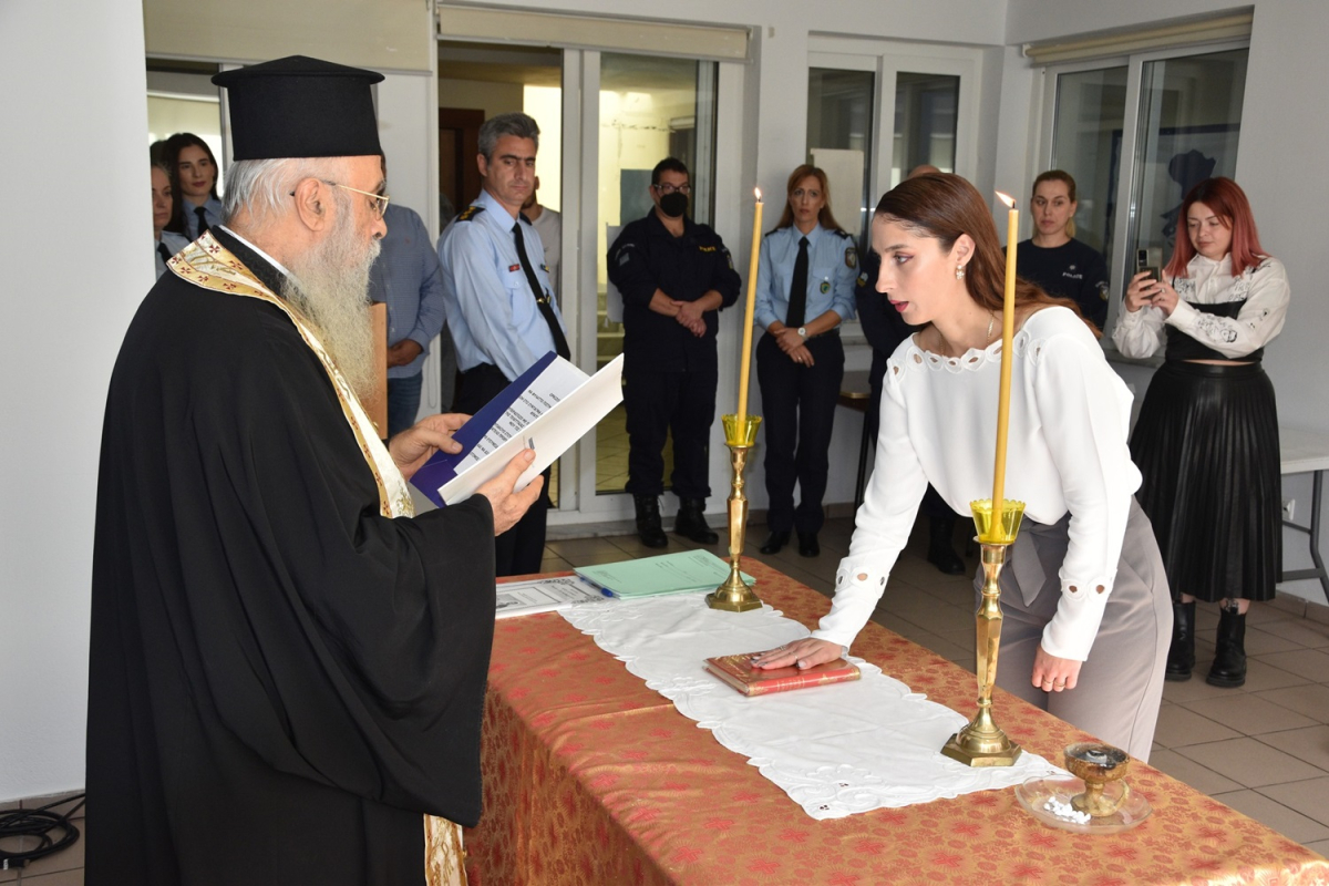 Τελετές κατάταξης και ορκωμοσίας 4 Δοκίμων Αστυφυλάκων και 2 Συνοριακών Φυλάκων σε Σαμο και Χίο