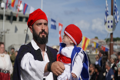 Πατριωτική παρουσία από τον Σύλλογο Πελοποννησίων Λέσβου στην παρέλαση της 28ης Οκτωβρίου (pics)