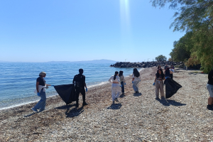 Στη μάχη για καθαρές παραλίες οι μαθητές του 2ου ΕΠΑΛ Μυτιλήνης