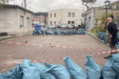 Σε φάση ολοκλήρωσης οι εργασίες αποκατάστασης πλακόστρωτου στην Επάνω Σκάλα