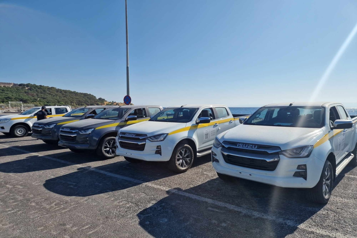 Τέσσερα νέα πυροσβεστικά οχήματα στο Δήμο Δυτικής Λέσβου