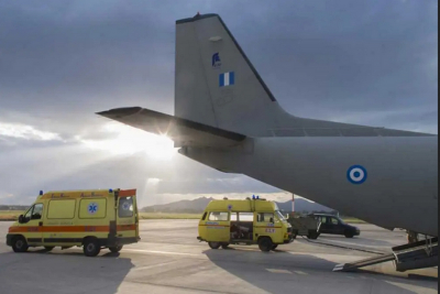 Πολεμική Αεροπορία: Αεροδιακομιδές ασθενών από Μυτιλήνη και Ικαρία