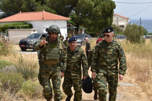Α/ΓΕΣ Αντιστράτηγος Γ.Κωστίδης : Επίσκεψη στην 98 ΑΔΤΕ στη Μυτιλήνη