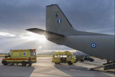 Πολεμική Αεροπορία: Μεταφορά ασθενών από Λήμνο, Σάμο και Ικαρία