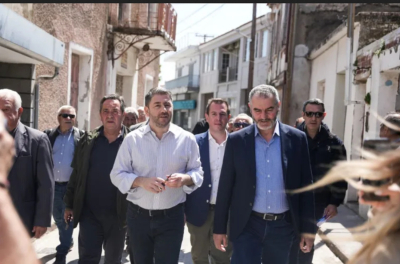 Ανδρουλάκης από Λέσβο: «Καταστροφή στο ζωικό κεφάλαιο και κυβερνητικές ευθύνες»