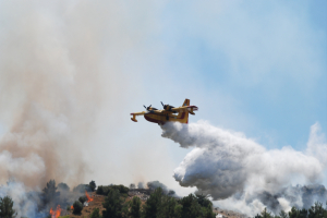 Φωτιά τώρα στο Δίστομο Βοιωτίας, επιχειρούν 2 πετζετέλ και το Erickson Τανάγρας