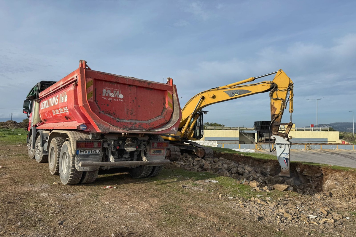 Ξεκίνησαν οι εργασίες για την κατασκευή Πράσινου Σημείου στη Μυτιλήνη από τον Δήμο