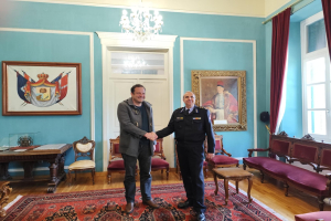 Εθιμοτυπική συνάντηση του Συντονιστή Πυροσβεστικών Επιχειρήσεων με τον Δήμαρχο Ανατολικής Σάμου