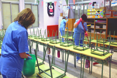 Εξασφάλιση των σχολικών καθαριστών του Δήμου Δυτικής Λέσβου