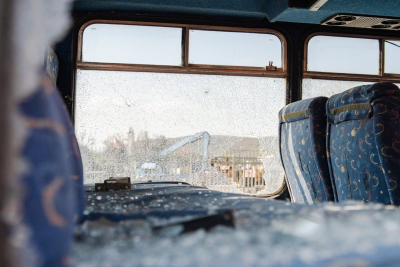 Bλάβη σε λεωφορείο ΚΤΕΛ στη Θεσσαλονίκη - Τρόμαξαν οι επιβάτες, έσπασαν τζάμι για να απεγκλωβιστούν