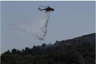 Φωτιά στη Σάμο – Ισχυρή κινητοποίηση της Πυροσβεστικής - Κατέπεσε ελικόπτερο στην περιοχή Άγιος Μηνάς