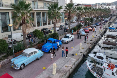 Χίος: Ταξίδι στο χρόνο με αυτοκίνητα αντίκες μιας άλλης εποχής (ΒΙΝΤΕΟ &amp; ΦΩΤΟ)