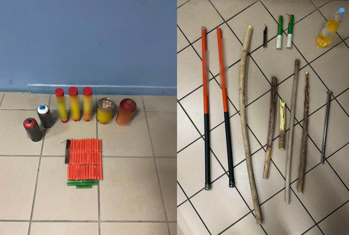 Έφοδος στη Χίο σε λέσχες φιλάθλων και γραφείο κόμματος κατασχέθηκαν κοντάρια, καπνογόνα και κροτίδες