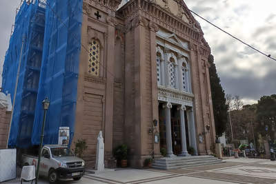 Εργασίες αποκατάστασης στον Ναό του Αγίου Θεράποντα, μνημείο σύμβολο της πόλης της Μυτιλήνης!