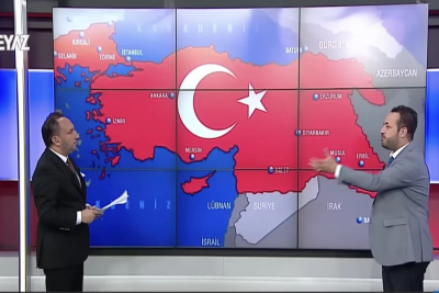 Τουρκικά ΜΜΕ παρουσιάζουν το «μυστικό χάρτη» της Αγκυρας -Τουρκική λίμνη το Αιγαίο έως το 2025 [βίντεο]