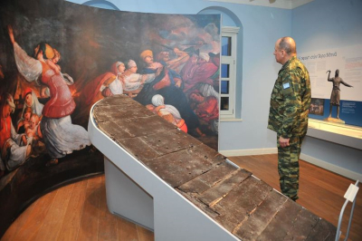 Επίσκεψη του Διοικητού της ΑΣΔΕΝ στο Μουσείο της σφαγής της Χίου