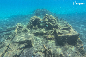 Το ναυάγιο του Τουρκικού πολεμικού πλοίου του Α' Παγκοσμίου στη Χίο (VID)