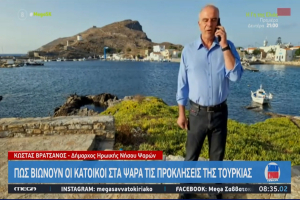 Ηθικόν ακμαιότατον για τους κατοίκους στα Ψαρά: «Δεν επηρεαζόμαστε από τις προκλήσεις των Τούρκων!» (vid)