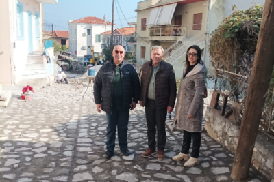 Λέσβος: Ολοκληρώνεται η λιθόστρωση στις οδούς Αριστοφάνους, Λαύρας και Σοφοκλέους