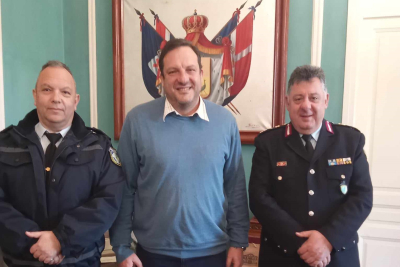 Εθιμοτυπική συνάντηση Δημάρχου Ανατολικής Σάμου  με τον νέο Γενικό Αστυνομικό Διευθυντή της Περιφέρειας Βορείου Αιγαίου
