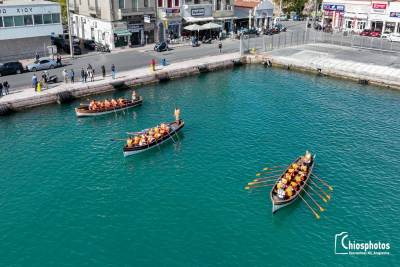 Μοναδικό θέαμα στο λιμάνι της Χίου οι 6οι Κωπηλατικοί αγώνες Προσκόπων! (vid)