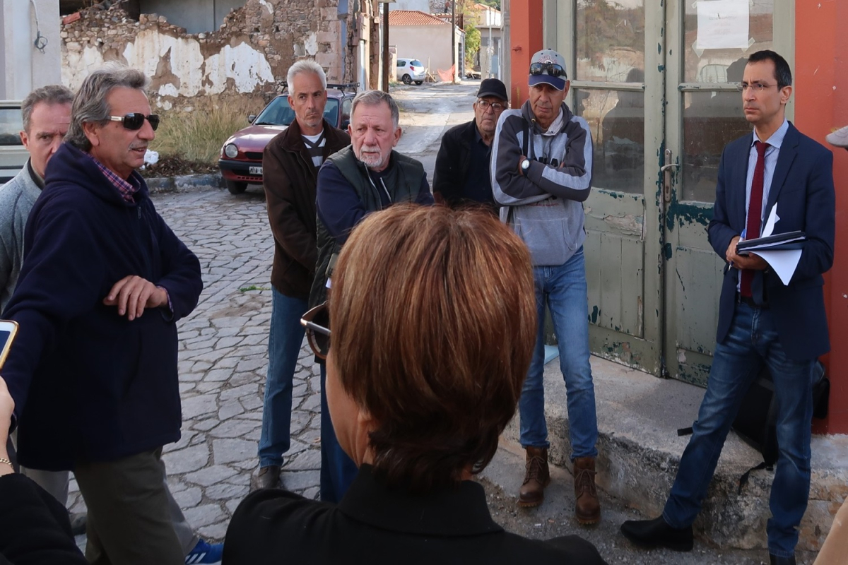 Ο Ιάσων Πιπίνης στον Υφυπουργό Υποδομών για τη σεισμόπληκτη Βρίσα