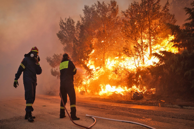 Μυτιλήνη: Μεγάλη φωτιά στην Άντισσα - Κινητοποιήθηκαν ισχυρές επίγειες και εναέριες δυνάμεις