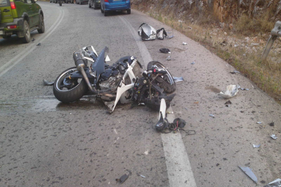 Λέσβος: Τροχαίο ατύχημα με μοτοσικλέτα στο Πλωμάρι - Δείτε τι αναφέρει η αστυνομία.