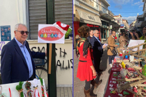 Στην αγορά της Μυτιλήνης ο Σταμάτης Μαλέλης. Συζήτηση με εμπόρους και καταναλωτές (pics)