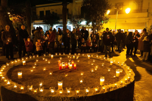 Η Λήμνος τίμησε τους 57 νεκρούς των Τεμπών (pics)