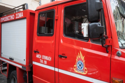 Λέσβος: Φωτιά από έκρηξη φιάλης υγραερίου