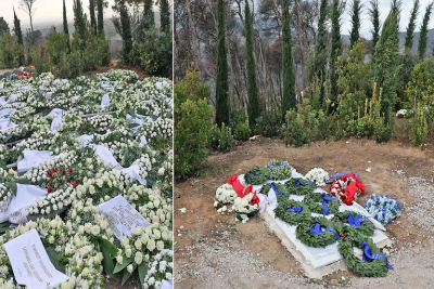 Τέως βασιλιάς Κωνσταντίνος: Κόσμος στο Τατόι άφησε λουλούδια στη μνήμη του, σήμερα το τρισάγιο