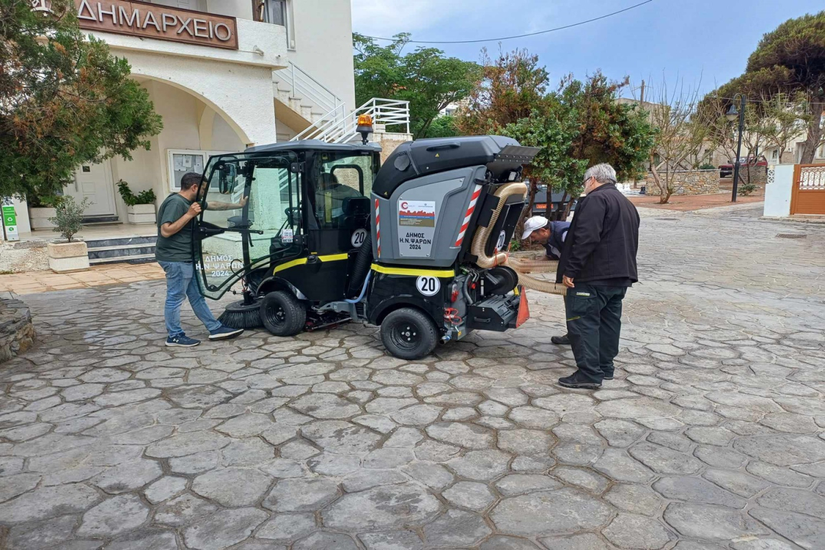 Ψαρά: Συνεχίζει να ενισχύεται ο στόλος για την καθαριότητα