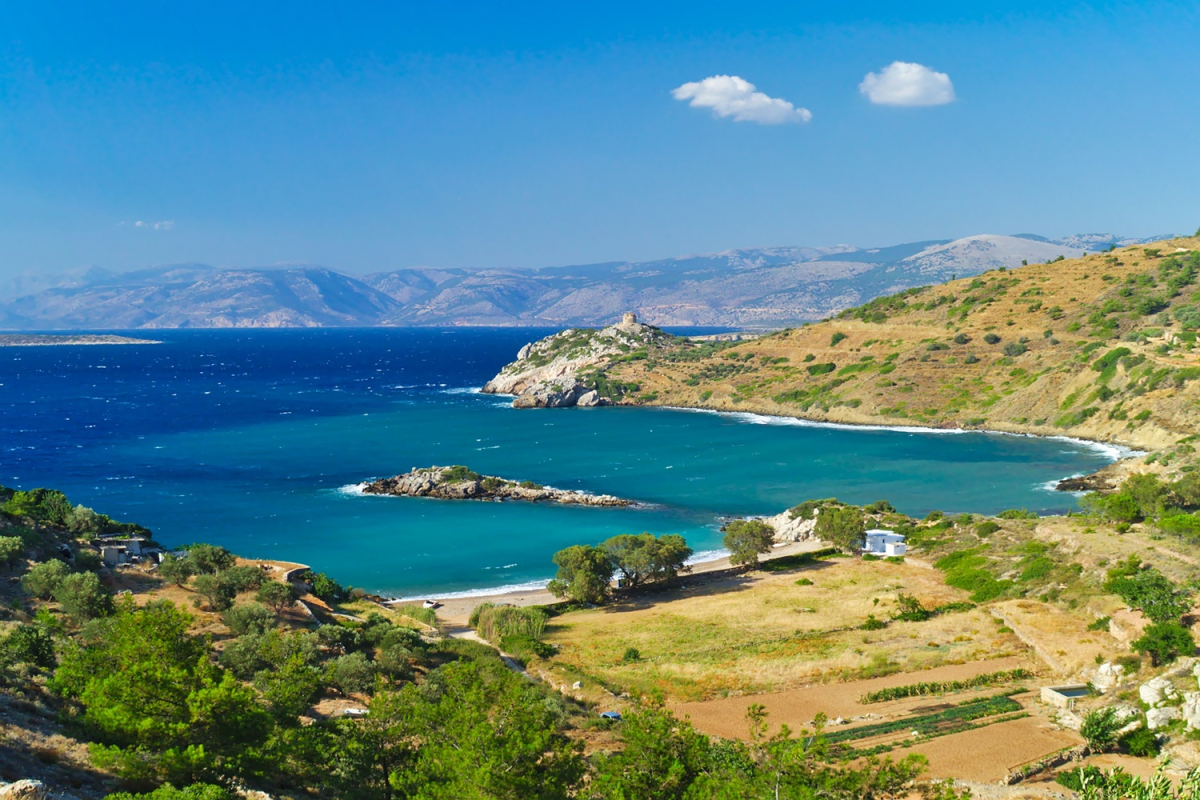 Δίδυμα: Η διπλή, ήσυχη παραλία της Χίου, με τα καθαρά, γαλαζοπράσινα νερά