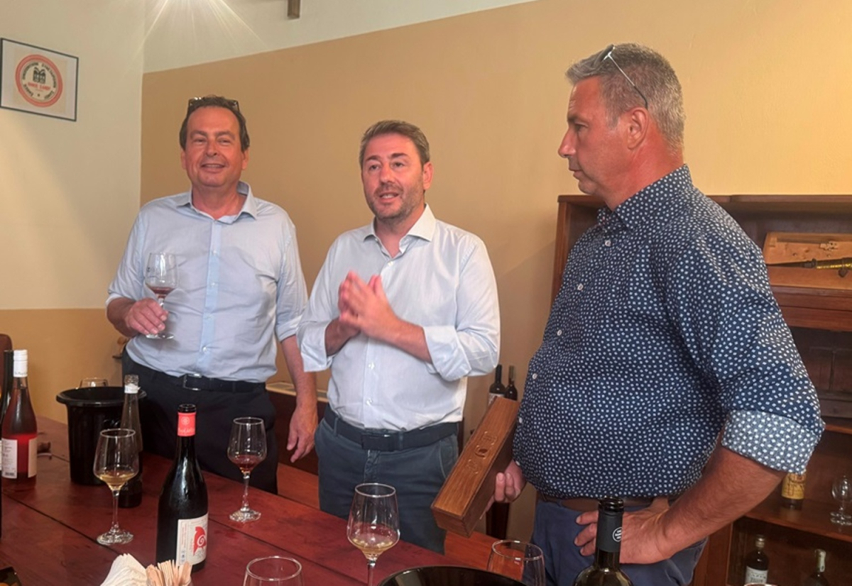 Η επίσκεψη Ανδρουλάκη στο Συνεταιρισμό Σάμου (pics)