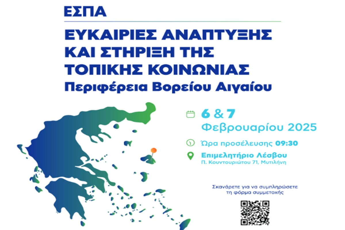 Διημερίδα ΕΣΠΑ Ευκαιρίες Ανάπτυξης και Στήριξη της Τοπικής Κοινωνίας