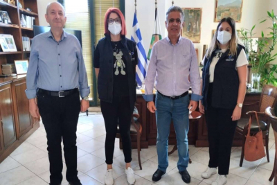 Συνάντηση Δημάρχου με το κλιμάκιο του ΕΟΔΥ στη Χίο