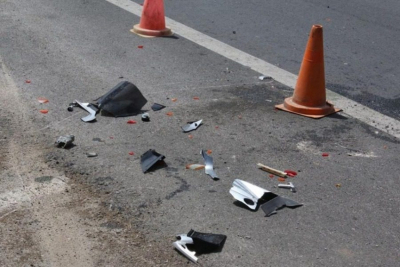 Λέσβος: Τροχαίο ατύχημα στη Πέτρα - εκτράπηκε της πορείας του και ανατράπηκε στο οδόστρωμα