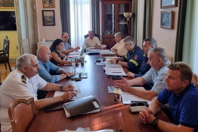 Συνάντηση της Ομάδας Εργασίας για την εκπόνηση του Ειδικού Σχεδίου Οργανωμένης Προληπτικής Απομάκρυνσης πολιτών εξαιτίας δασικών πυρκαγιών του Δήμου Μυτιλήνης