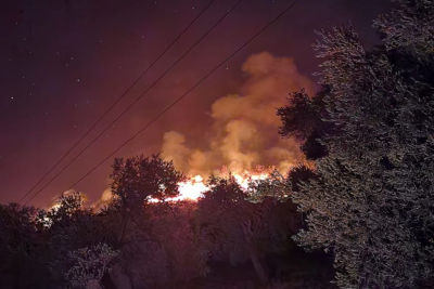 Λέσβος φωτιά Βατέρα: Συνεχίζουν οι επίγειες δυνάμεις της πυροσβεστικής τη μάχη με τις φλόγες - Ενισχύουν το σώμα από τον Πειραια (vid)