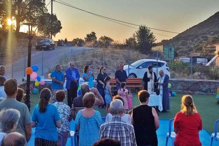 Ταξιάρχης Βέρρος: «Γεμίζουμε με παιδικές φωνές τα χωριά μας» – 5 νέες παιδικές χαρές έτοιμες προς χρήση