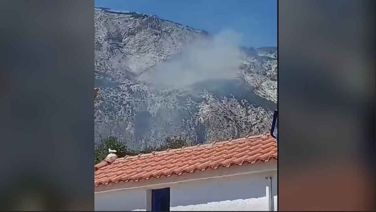Σάμος: Βίντεο ντοκουμέντο από τη φωτιά στον Μαραθόκαμπο – Η στιγμή που εκρήγνυται βλήμα – Χωρίς ενεργό πύρινο μέτωπο
