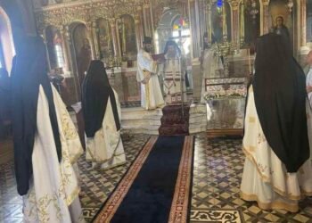 Μνημόσυνο για τον μακαριστό Μητροπολίτη Θεσσαλονίκης Άνθιμο στη Χίο