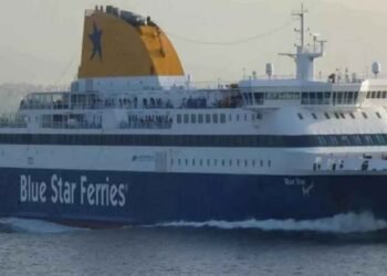 Κακοκαιρία: Ακυρώνονται τα δρομολόγια του Blue Star Myconos – Χωρίς πλοίο Μυτιλήνη, Χίος και Λήμνος