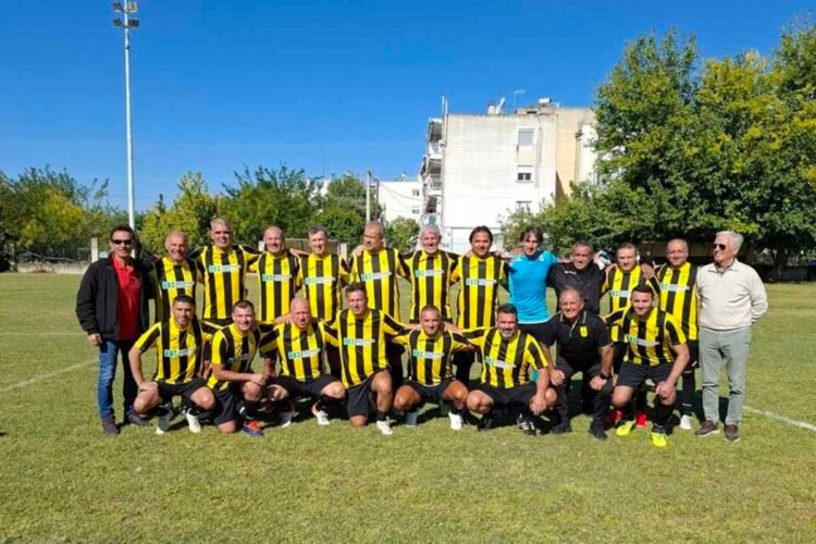 Οι βετεράνοι του ΑΡΗ φιλοξένησαν τους παλαιμάχους της Χίου (pics)